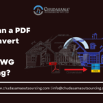 How can a PDF file convert into a CAD/DWG  Drawing?