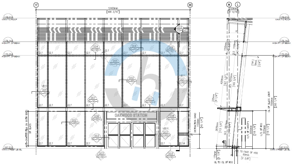 Glazing Shop Drawings Services - Chudasama Outsourcing 