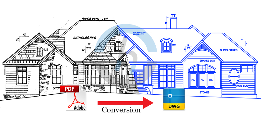 High Quality PDF to CAD Conversion Services in USA