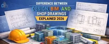 difference between design, bim, and shop drawings